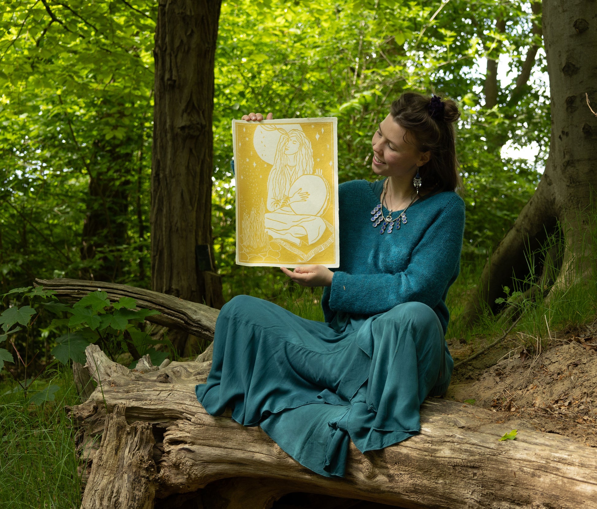 Volle maan magie- Den Haag Amsterdam Hilversum Haarlem Rotterdam Delft Zeist Utrecht Amersfoort Apeldoorn Deventer Arnhem Nijmegen Groningen Zutphen Breda - Aike Ananda Art