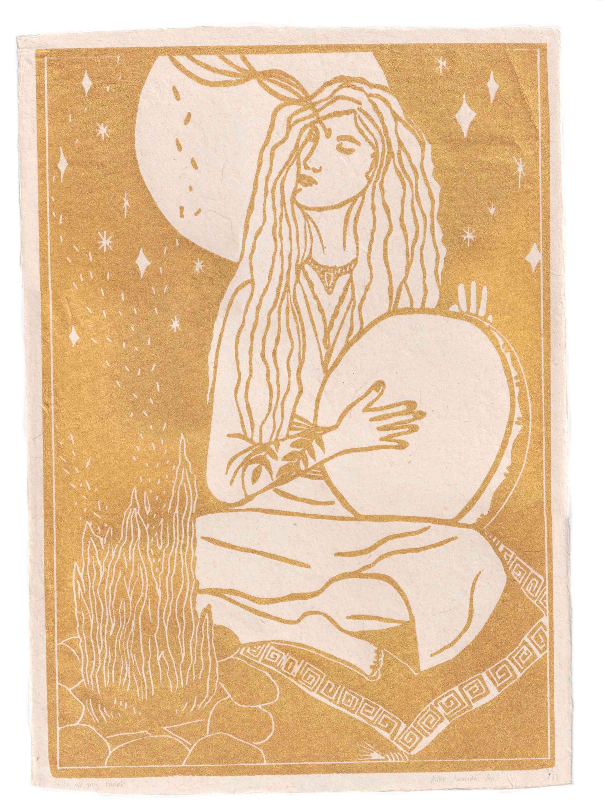 Volle maan magie- Den Haag Amsterdam Hilversum Haarlem Rotterdam Delft Zeist Utrecht Amersfoort Apeldoorn Deventer Arnhem Nijmegen Groningen Zutphen Breda - Aike Ananda Art