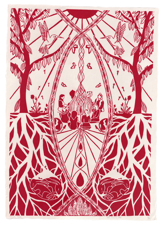 Vrouwen Vortex- Rood A2