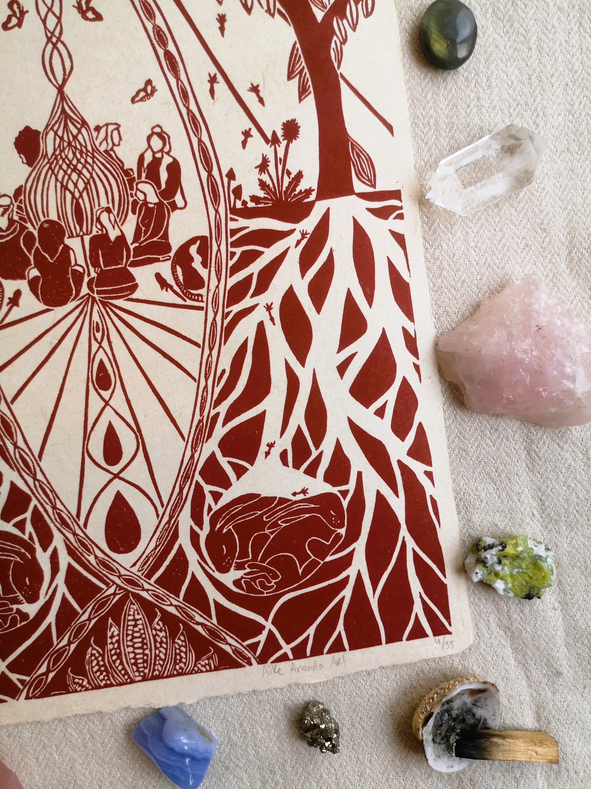 Vrouwen print Amsterdam Rotterdam Den Haag Delft Utrecht Zeist Amersfoort Apeldoorn Deventer Zutphen Arnhem Nijmegen Zwolle Groningen Drenthe- Aike Ananda Art