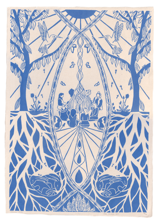 Vrouwen print Amsterdam Rotterdam Den Haag Delft Utrecht Zeist Amersfoort Apeldoorn Deventer Zutphen Arnhem Nijmegen Zwolle Groningen Drenthe- Aike Ananda Art