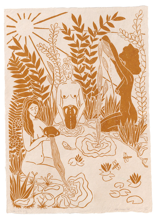 Vrouwencirkel print Amsterdam Rotterdam Den Haag Delft Utrecht Zeist Amersfoort Apeldoorn Deventer Zutphen Arnhem Nijmegen Zwolle Groningen Drenthe- Aike Ananda Art