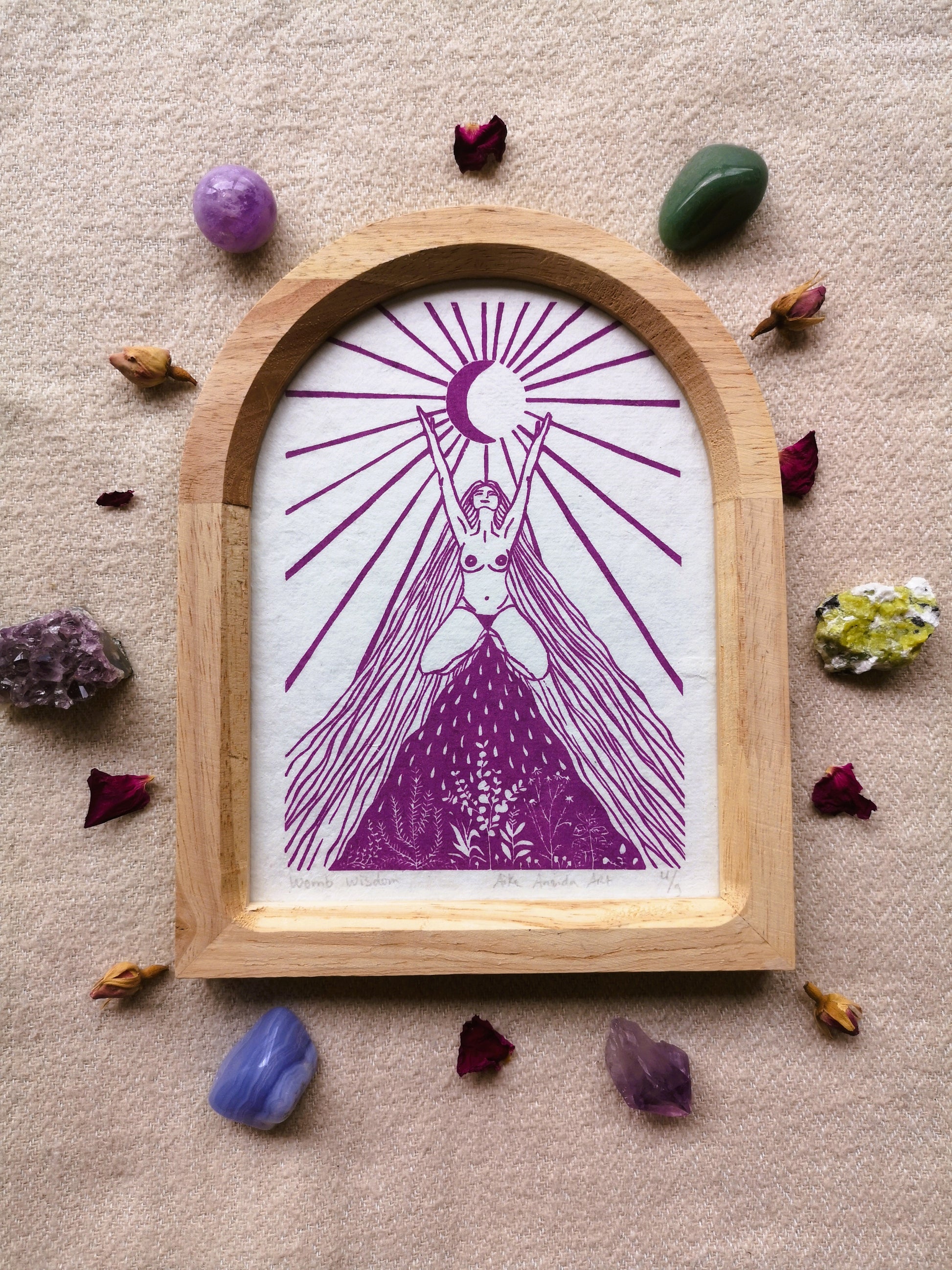 Womb Wisdom print- Amsterdam Utrecht Zeist Amersfoort Rotterdam Den Haag Gouda Arnhem Nijmegen Zutphen Zwolle Breda Deventer- Aike Ananda Art