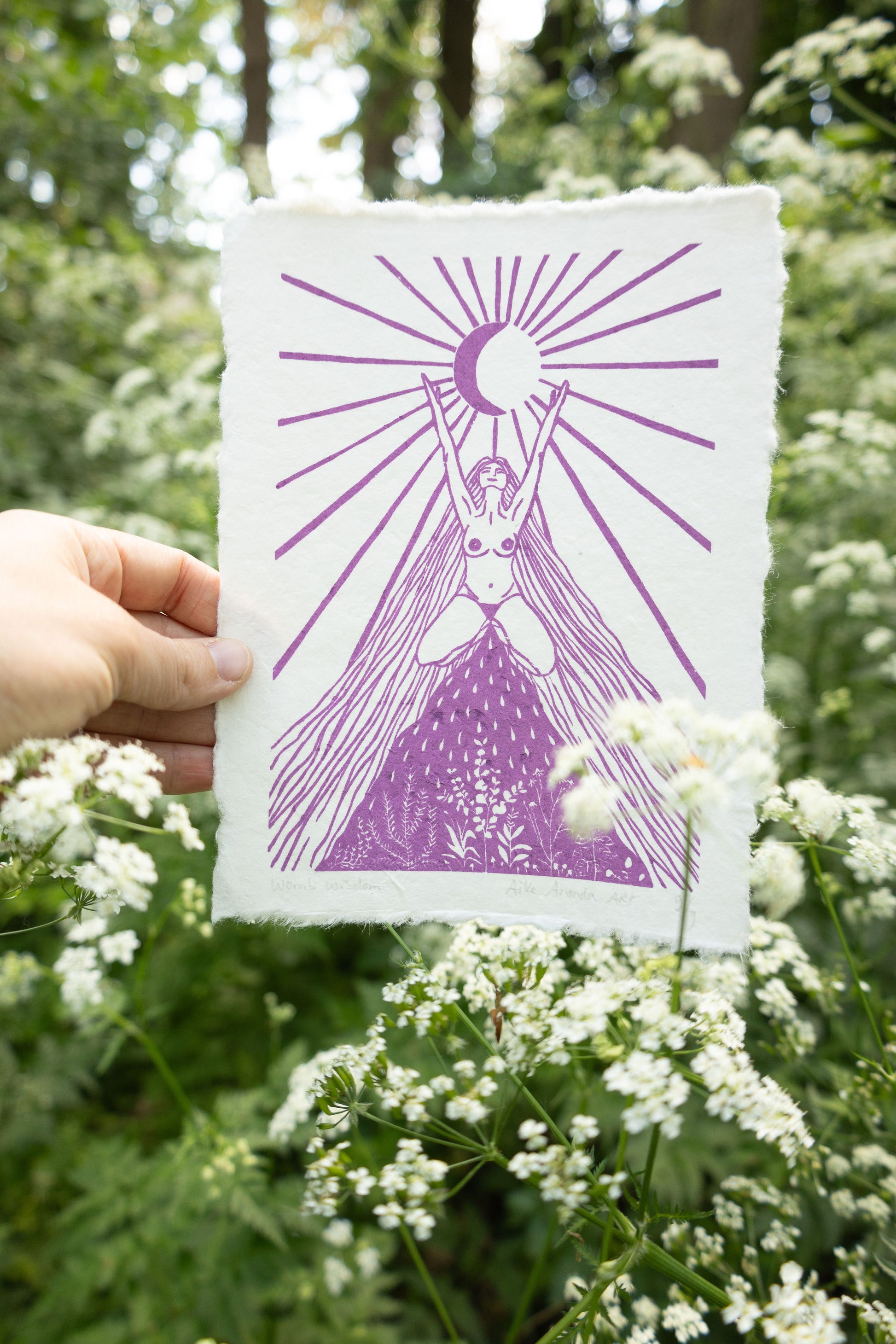 Womb Wisdom print- Amsterdam Utrecht Zeist Amersfoort Rotterdam Den Haag Gouda Arnhem Nijmegen Zutphen Zwolle Breda Deventer- Aike Ananda Art