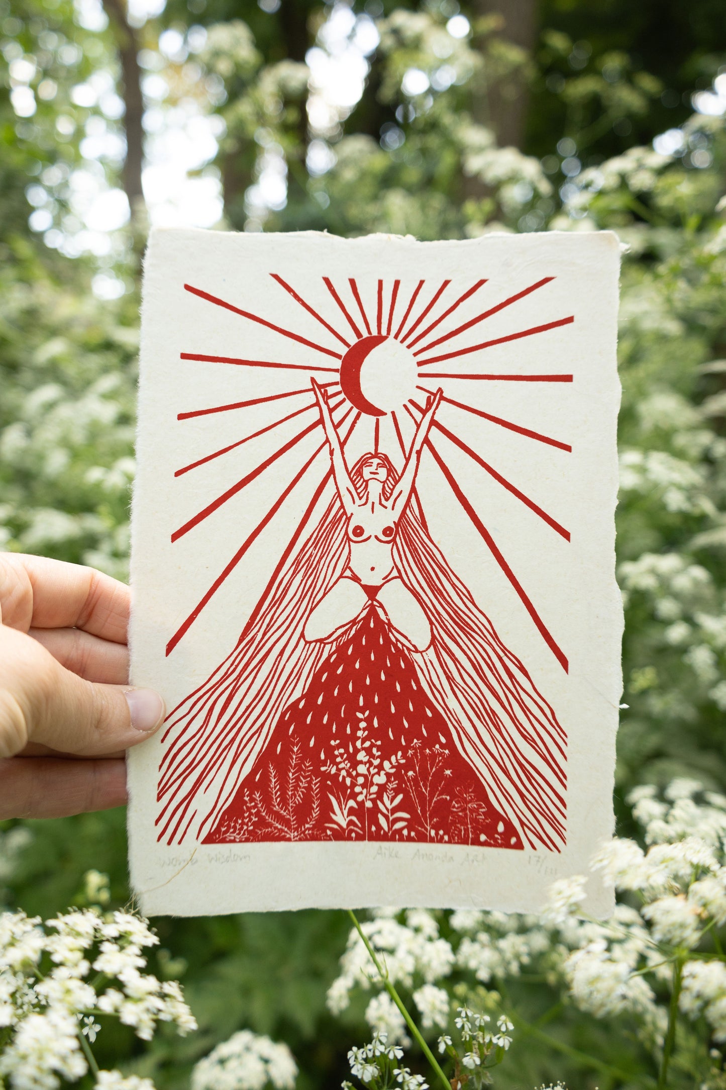 Womb Wisdom print- Amsterdam Utrecht Zeist Amersfoort Rotterdam Den Haag Gouda Arnhem Nijmegen Zutphen Zwolle Breda Deventer- Aike Ananda Art