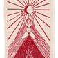 Womb Wisdom, feminine print, vrouwenprint, vrouwen kunst, menstruation art, cyclus kunst, moontime art. Divine feminine art.