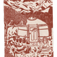 Yurt print Amsterdam Rotterdam Den Haag Delft Utrecht Zeist Amersfoort Apeldoorn Deventer Zutphen Arnhem Nijmegen Zwolle Groningen Drenthe- Aike Ananda Art