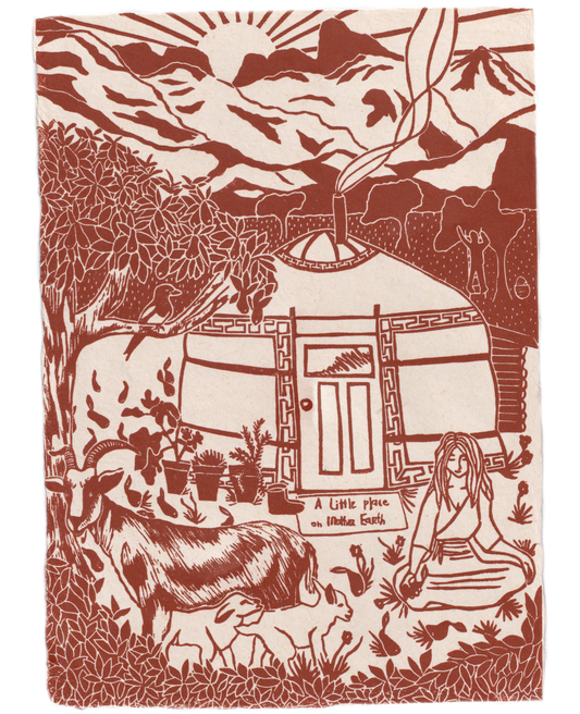 Yurt print Amsterdam Rotterdam Den Haag Delft Utrecht Zeist Amersfoort Apeldoorn Deventer Zutphen Arnhem Nijmegen Zwolle Groningen Drenthe- Aike Ananda Art