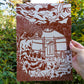 Yurt print Amsterdam Rotterdam Den Haag Delft Utrecht Zeist Amersfoort Apeldoorn Deventer Zutphen Arnhem Nijmegen Zwolle Groningen Drenthe- Aike Ananda Art