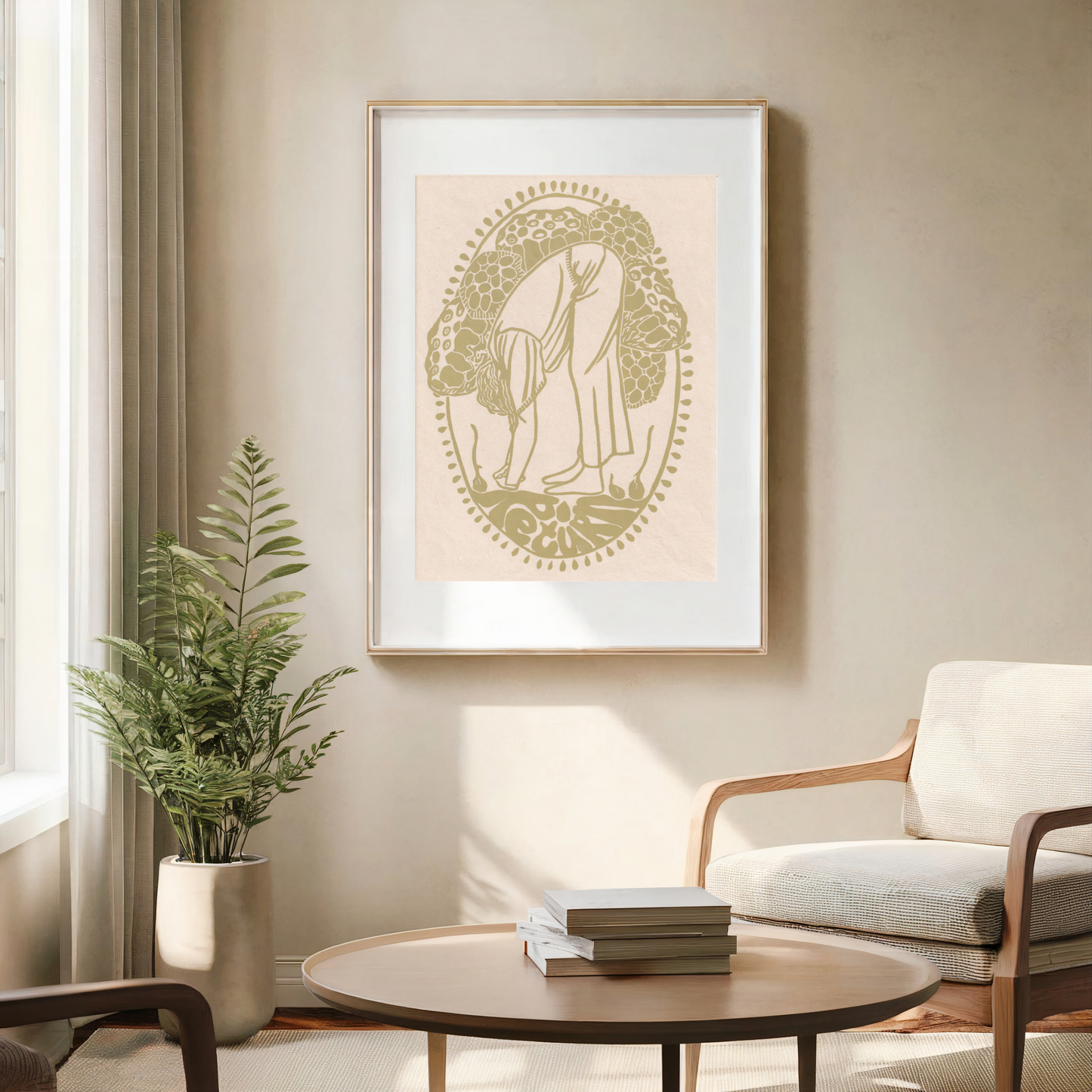 Return- goud/groen A3