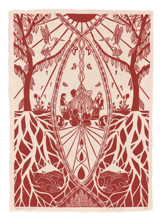 Vrouwen Vortex- Jaspis rood